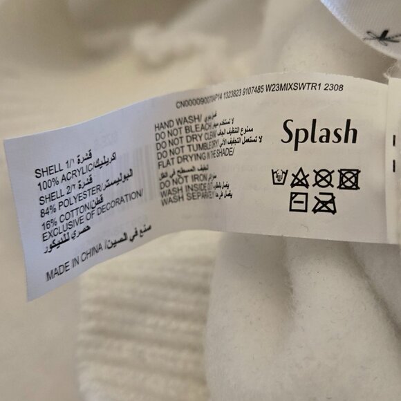 Peanuts | Snoopy Woodstock White Knit Graphic Sweater | Size S - Picture 4 of 4